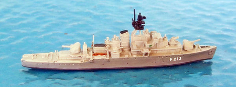 Frigate "Scharnhorst" (1 p.) GER 1962 No. K225  from Albatros